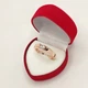 Каблучка з кубічним цирконом у формі діаманта "Золота класика" Xuping Jewelry медзолото 18К розмір 20 мм упакована в коробочку (9730) - зображення 2