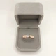 Кольцо с кубическим цирконом в форме бриллианта "Золотая классика" Xuping Jewelry медзолото 18К размер 19 мм упаковано в бархатную коробочку (9730) - изображение 3