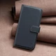 Чохол книжка для Samsung Galaxy A16 (A165) магніт хлястик прошита Binfen plus black - зображення 1
