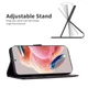 Чохол книжка для Samsung Galaxy A16 (A165) магніт хлястик прошита Binfen plus black - зображення 5