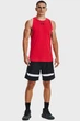Чоловіча червона майка UA BASELINE COTTON TANK Under Armour M 1361901-601 - изображение 2