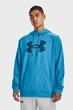 Чоловіче блакитне худі UA Armour Fleece Big Logo HD-BLU Under Armour 3XL 1373352-419 - изображение 1