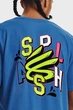 Чоловіча синя футболка UA CURRY SPLASH PARTY SS Under Armour S 1376803-481 - изображение 4