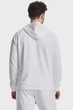 Чоловічий білий худий UA Rival Fleece Hoodie Under Armour L 1379757-100 - зображення 3