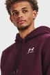 Чоловіче бордове худі UA Essential Fleece Hoodie Under Armour XL 1373880-601 - зображення 4