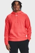 Чоловічий кораловий худий UA Rival Fleece FZ Hoodie Under Armour XL 1379757-690 - зображення 1