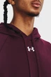 Чоловічий бордовий худий UA Rival Fleece Hoodie Under Armour XL 1379757-600 - зображення 4