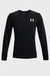 Чоловічий чорний світшот UA Rival Terry LC Crew Under Armour 3XL 1370404-001 - изображение 5