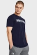 Чоловіча темно-синя футболка UA CAMO CHEST STRIPE SS Under Armour LG 1376830-410 - изображение 1