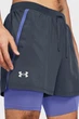Чоловічі сірі шорти UA LAUNCH 5'' 2-IN-1 SHORT Under Armour XXL 1382640-044 - изображение 4