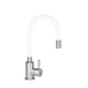Змішувач для кухні Lidz Aria 015F3 з гнучким виливом (k35) LDARI015F3WHI43362 White - зображення 1