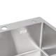 Мойка для кухни интегрированная Lidz Handmade H5045 (LDH5045BRU35383) Brushed Steel 3,0/1,0 мм - изображение 6