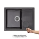 Кухонная мойка Lidz 650x500/200 BLM-14 (LIDZBLM14650500200) - изображение 3