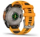 Смарт-часы Garmin Fenix 8 47 mm AMOLED Sapphire, Titanium with Spark orange/graphite silicone band (010-02904-11) - изображение 5