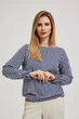 Блузка жіноча MOODO 4305 46 XXXL синя - зображення 2