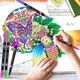 Акварельные маркеры Color pencil 60 CD Художественные Маркеры с сумкой для рисования - изображение 2