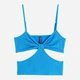 Топ жіночий H&M 1076164_син L Синій (KAY2000001532164) - зображення 1