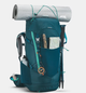 Детский Туристический (Походный) Рюкзак QUECHUA MH500 40л + 10л 64 х 26 х 30см Зеленый Совместимые с Питьевой Системой - изображение 8