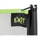 Спортивная сетка Exit Toys регулируемая на 3 высоты 243 х 500 см + сумка для переноски Черный с салатовой полоской - изображение 4