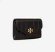 Женский кошелек Tory Burch Willa Flap Card Case черная кожа 11,5 х 8 см (339006) - изображение 2