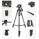 Трипод штатив профессиональный NeePho NP-8830 для смартфону, фотоапарата, 155 см Black - изображение 2