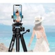 Штатив трепод NeePho NP-8850, профессиональный для телефона, фотоаппарата, 54-175 cм Black - изображение 3