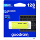 Флеш память флешка Flash GoodRAM UME2 128GB USB 2.0 Yellow (UME2-1280Y0R11#) - изображение 3