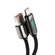 Кабель Baseus Display Fast Charging Data Cable USB to Type-C 66 W 1 m Black (CASX020001) - зображення 1