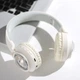 Наушники Hoco детские Bluetooth 5.3 400mAh TF/AUX/RGB подсветка Cute fun Milke White (W50_MW) - изображение 4