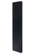 Дизайнерский радиатор отопления ARTTIDESIGN Livorno II 6/1600/408/50 вертикальный черный матовый - изображение 2