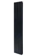 Дизайнерский радиатор отопления ARTTIDESIGN Livorno II 5/1800/340/50 вертикальный черный матовый - изображение 2