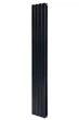 Дизайнерский радиатор отопления ARTTIDESIGN Livorno II 4/1800/272/50 вертикальный черный матовый - изображение 2