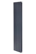 Дизайнерский радиатор отопления ARTTIDESIGN Livorno II 5/1800/340 вертикальный серый матовый - изображение 2