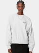 Світшот жіночий Carhartt WIP American Script Sweatshirt W I033649-482XX S Світло-сірий (4064958861539) - зображення 1