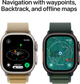 Смарт-годинник Apple Watch Ultra 2 (2024) GPS + Cellular 49mm Black Titanium Case with Dark Green Alpine Loop - Medium (MX4R3) - зображення 6