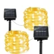 Світлодіодна гірлянда на сонячній батареї 100 LED Shinedo SD-SSL027B 12 м - зображення 1