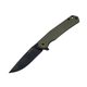 Ніж складаний Ruike Black Blade Green замок Frame lock P801-G - зображення 1