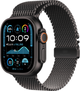 Smartwatch Apple Watch Ultra 2 (2024) GPS + Cellular 49mm Black Titanium Case with Black Titanium Milanese Loop - S (MX4W3) - obraz 1