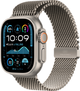 Смарт-годинник Apple Watch Ultra 2 (2024) GPS + Cellular 49mm Natural Titanium Case with Natural Titanium Milanese Loop - M (MX5R3) - зображення 1