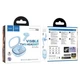 Наушники Bluetooth беспроводные Hoco EQ6 вакуумные с микрофоном Light Blue - изображение 4