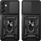 Чохол Fiji Camera Defence для Samsung Galaxy A24 (A245) бампер із захистом камери та підставкою Black - зображення 2