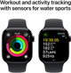 Smartwatch Apple Watch Series 10 GPS 42mm Jet Black Aluminium Case with Black Sport Band - S/M (MWWE3) - obraz 4