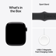 Smartwatch Apple Watch Series 10 GPS 42mm Jet Black Aluminium Case with Black Sport Band - S/M (MWWE3) - obraz 9