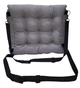 Автокресло сумка-переноска автогамак лежак для собак животных автомобильная переноска 50 х 45 см съемные ремни Светло-серый - изображение 5