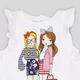 Детский летний сарафан для девочки Chicco 93292-033 86 см Белый (8059609305407) - изображение 3