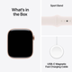 Smartwatch Apple Watch Series 10 GPS 46mm Rose Gold Aluminium Case with Light Blush Sport Band - S/M (MWWT3) - obraz 9