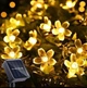 Уличная гирлянда Сакура на солнечной батарее 5 метров 20 LED теплый белый - изображение 1