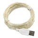 Гирлянда USB Капля росы Теплый Белый 50 LED 5 м - изображение 3