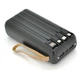 Повербанк Powerbank ACL PW61 30000mAh, SOLAR, Type-C/Lighting/Micro/USB, Black - изображение 4