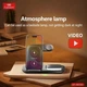Беспроводная зарядная станция 5в1 Earldom WC50 15W для iPhone XR-15, Samsung, AirPods, Apple Watch MagSafe Зарядка Qi - изображение 2